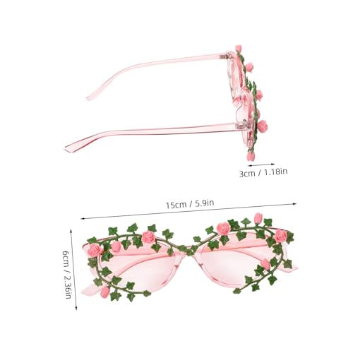 LIFKOME Flower Design Sunglasses for Women and Men and Fun Floral Eyewear for Parties and Events Unique Fashionable Accessories for Stylish Look