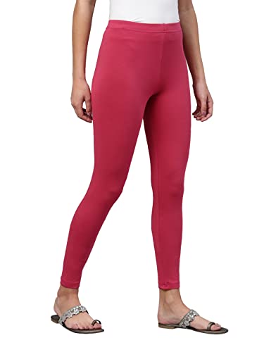 Image of GO COLORS Women Slim Cotton Leggings