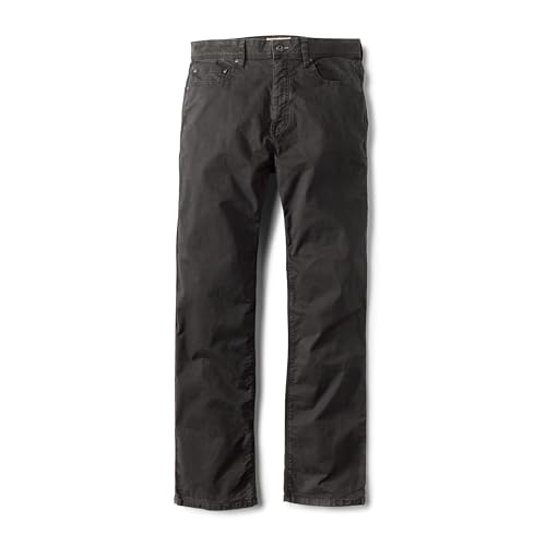 Orvis Men's 5-Pocket Stretch Twill Pants, Washed Black - 32W x 32L