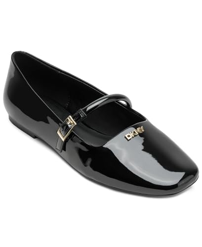 DKNY Women's Danita Ballet Flat with Belt Strap Sandal