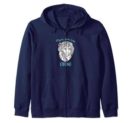 Sweat Ariel Disney maman à capuche zippé pour vos journées cocooning en famille