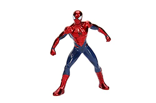 Jada Toys Jada 99725 Hollywood Rides 2017 Ford Gt With Spiderman Figure, 1:24 Scale, Red/Blue