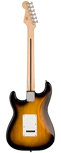 Image of Fender Squier Sonic Stratocaster - 2-Color Sunburst Bundle with Tuner, Strap, Picks, and Austin Bazaar Guitar DVD