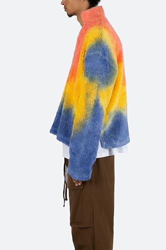 mnml Men's Tie Dye Sherpa Pullover3