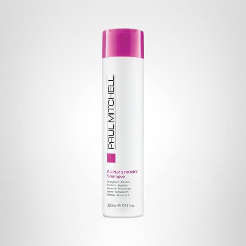 Paul Mitchell Super Strong Shampoo, Strengthens + Rebuilds, For Damaged Hair, 10.14 fl. oz
