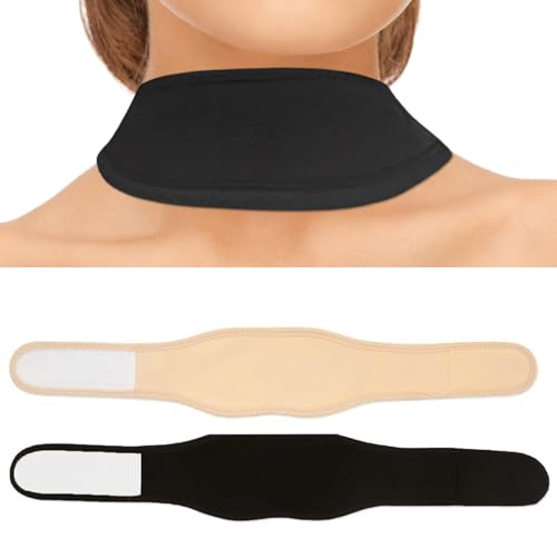 2 pcs trach covers for tracheostomy neck stoma cover breathable dust tube holder adjustable tracheostomy supplies dust neck trachea protector adjustable tracheostomy supplies for women and men