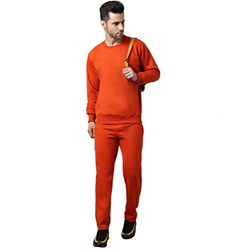 Image of Mack Jonney Fleece Solid Tracksuit Co-ord Set for Men- SW RN LOWER 02-P