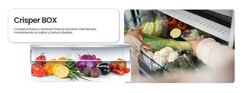 Frigorífico cíclico Infiniton de 151 litros con luz LED y bandejas ajustables 7