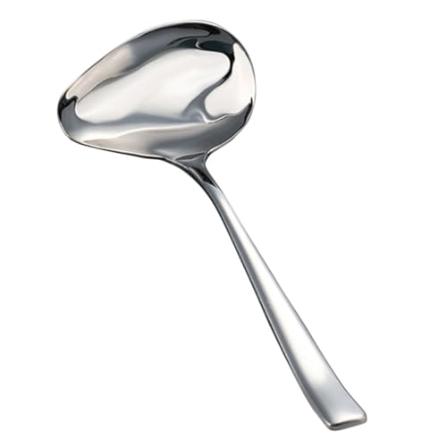 Cabilock Unique Silverware Sauce Serving Spoon Gravy Ladle Smooth Surface for Easy Cleaning