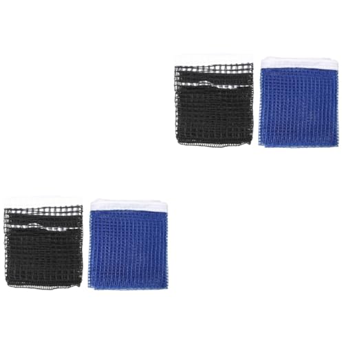 SUPVOX 4pcs Outdoor Pong Net Folding Replacement Net for Regulation Pong Table Nylon Lightweight Design