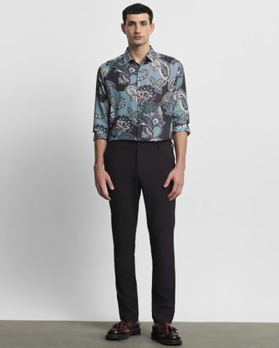 Image of MUFTI Multicolor Paisley Slim Fit Shirt