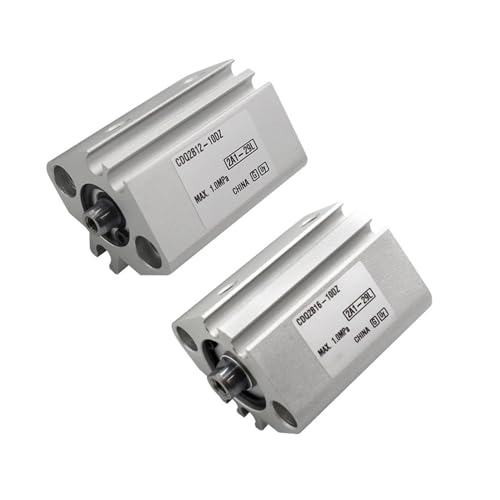 Cilindro neumático compacto CQ2B20 de doble efecto con carrera ajustable 2