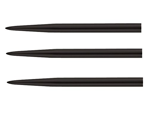 US Darts Steel Black 43mm (1 21/16th) Steel TIP Dart Replacement Points - 5 Sets (15 Points)