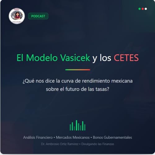 Page de couverture de El Modelo Vasicek y los CETES por Divulgando las Finanzas