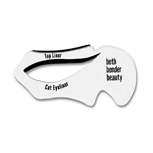 Eyeliner Stencil - For The Perfect Winged Tip Eyeliner Look. Created by Celebrity Makeup Artist. Reusable, Easy to Clean & Flexible. Cruelty Free & Vegan, Made in USA (Cat Eyeliner)