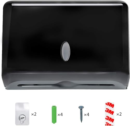 Paper Towel Dispensers，Commercial Toilet Tissue Dispensers Wall Mount Paper Towel Holder C-Fold/Multifold Paper Towel Dispenser for Bathroom, Kitchen