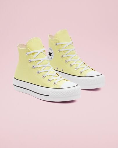 Converse Women's Chuck Taylor All Star Lift Platform Hi Light Zitron/White (us_Footwear_Size_System, Adult, Women, Numeric, Medium, Numeric_5_Point_5)4