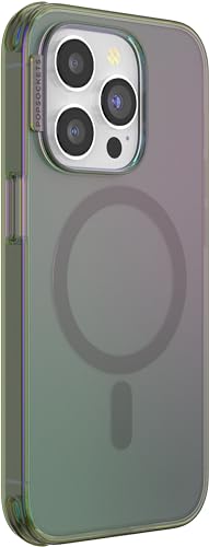 Image of PopSockets iPhone 14 Pro Case with MagSafe, Phone Case for iPhone 14 Pro, Grip Sold Separately, Wireless Charging Compatible - Nightshade