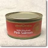 Vital Choice Wild Alaskan Pink Salmon - Skinless/ Boneless - 6 Oz Easy Open (3 Cans)