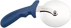 Cortador de Pizza Profissional Lámina 10cm em Aço Inox e Cabo Azul Premium Weck