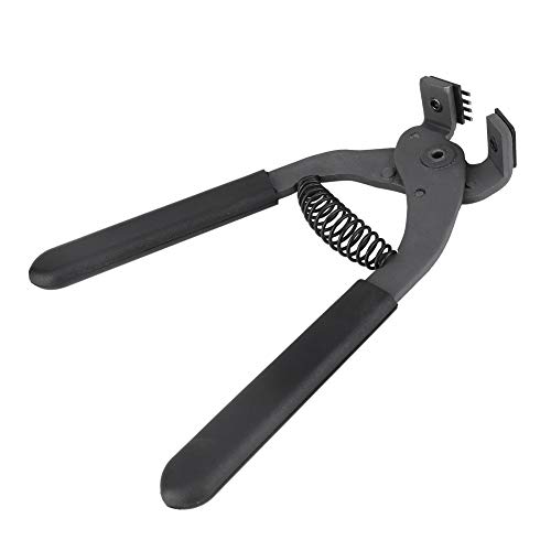 Pince Silencieuse en Acier au Carbone, Outil de Perforation de Trous pour L'artisanat du Cuir 4 Mm 4/2 Dents, avec Poignée Antidérapante, Adaptée à un Environnement Résidentiel