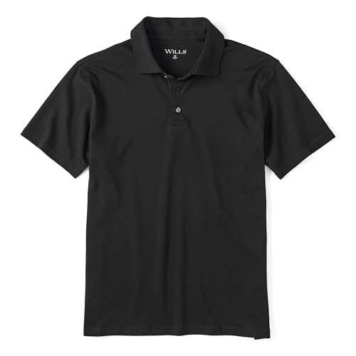 Huckberry Wills Aloeknit Polo, Short Sleeve Mens Polo Shirt, 100% Pima Cotton
