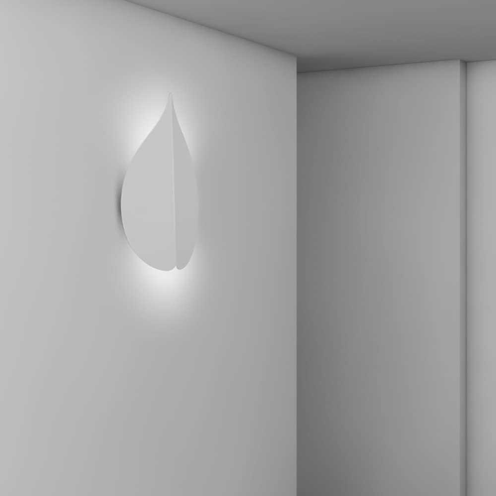 Kreatywna lampa ścienna w kształcie liścia do sypialni, nowoczesne oświetlenie LED 6W w górę i w dół, dekoracyjna metalowa lampa do salonu, listwa świetlna