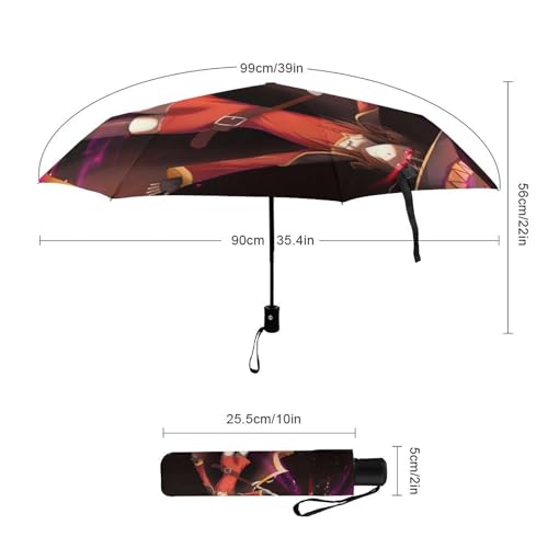Parapluie pliant automatique compact et résistant pour voyage - 2