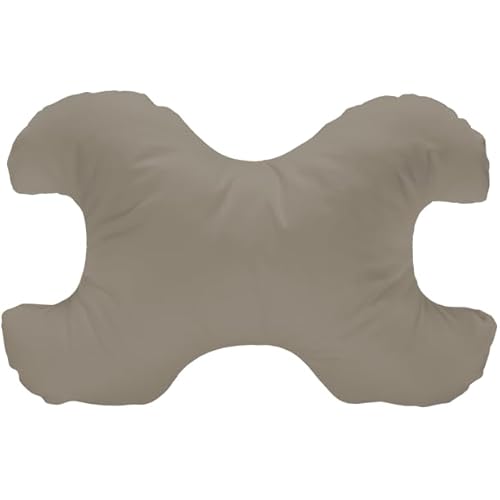Save My Face!" Pillow THE Original Anti-Wrinkle PILLOWETTE Le Grand Pillow (Grey, 500 Thread Count 100% Cotton)