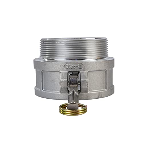 1 pc Aluminum cam lock fittings (4" Part B) cam groove hose fitting camlock fittings, Male Adapter Female NPT Thread camlock fitting (4'')