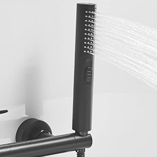 Robinet de bain mural en laiton chrome chic pour douche