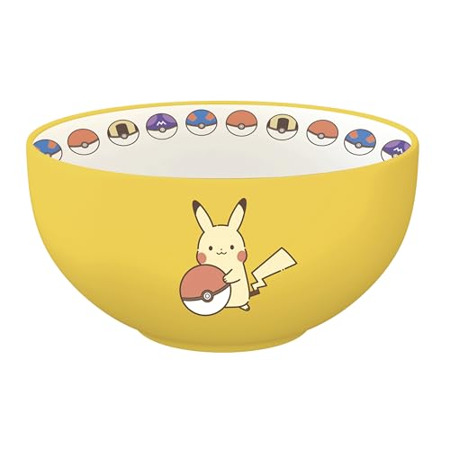ABYSTYLE – Bol POKÉMON Pikachu Type Électrique – Produit Officiel – Contenance 600 ml – Céramique Résistante – Compatible Micro-ondes & Lave-vaisselle