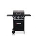 ACTIVA Gasgrill Cabrio I Premium Gasgrill inkl. wetterfester Abdeckhaube, 3 Brenner je 2,7 kW, Thermometer, verchromter Grillrost I Kompakter BBQ Gasgrill für Balkon & Garten