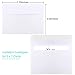 50 Packs 5x7 Envelopes, White A7 5x7 Envelopes for Invitations, Printable, Self Seal for Weddings, Photos, Postcards, Greeting Cards, Mailing