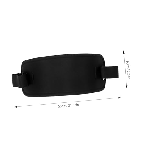 Cinturón Hip Thrust para entrenamiento de glúteos negro miniatura 2