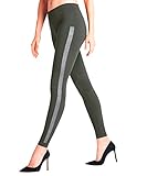 Lange Leggings mit Glitzer, elastisch und bequem zum Ballett, Karneval, im Alltag und in der Freizeit. Die Leggings drückt nicht am Bauch; 7/8 Leggings für den Winter und Frühling; Baumwollleggings lang für Frauen, Mädchen und Teenager