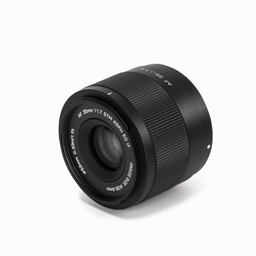 VILTROX 35mm F1.7 E-Mount Large Aperture APS-C STM Auto Focus Prime Lens for Sony E-Mount Camera FX3 A7C A7RII A7SII A7II A7RIII A7IV A7RIV A9 A1 ZVE1 A93 A6700 A6600 A6500 A6400 ZV-E10 FX30 ZV-E10II