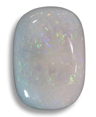 MAA Shakti GEMS 8.45 Carat 8.95 Ratti Real Genuine White Opal Gemstone from Australia Earthmine फायर ओपल रत्न Original Certified by Lab Fire Opal Stone for Men and Women-image-42