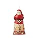 Enesco Jim Shore Heartwood Creek Toyland Santa Hanging Ornament, 4.625 Inch, Multicolor, Christmas