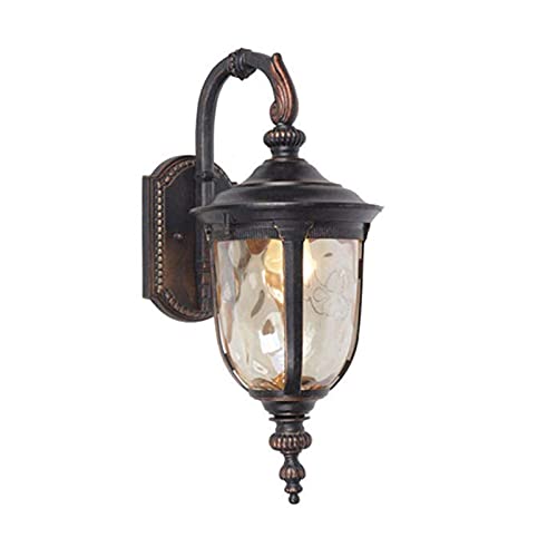 Aplique de Pared Europeo, Estilo Europeo, Farol de Pared, lámpara de Pared para Exteriores Sencilla, Retro, LED, Impermeable, Soporte para balcón, luz para Pasillo, focos de Pared, Puerta, farola