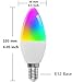 DOGAIN LED Candelabra Bulbs E12 Base, Color Changing and Dimmable Smart Light Bulb, Compatible with Alexa Google Home, Tunable White Chandelier Light Bulbs 320 lm 35w Equivalent, 3 Pack