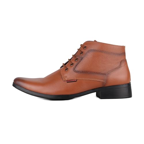 Image of Red Chief Genuine Leather Formal Derby Boots for Men | Premium & Stylish Office Footwear | RC3545