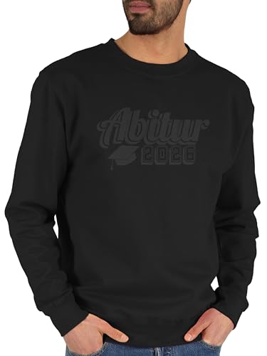 Sweater Pullover Sweatshirt Herren Damen - 2025 & Abschluss 2025 - Abitur 2026 Geschenke | Geschenk zum ABI 2026 | Abitur Geschenke zum Bestanden Abitur - L - Schwarz - abigeschenk schulabschluss