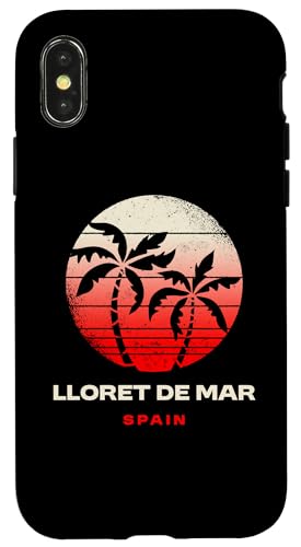 Lloret De Mar �X�y�C�� ���V�̖� �r�[�` �T���Z�b�g �f�U�C�� �X�}�z�P�[�X iPhone X/XS �p