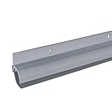 M-D Building Products 68726 1-7/8-Inch Vinyl - 36-Inch DB037 Door Sweep with Drip Cap, Mill