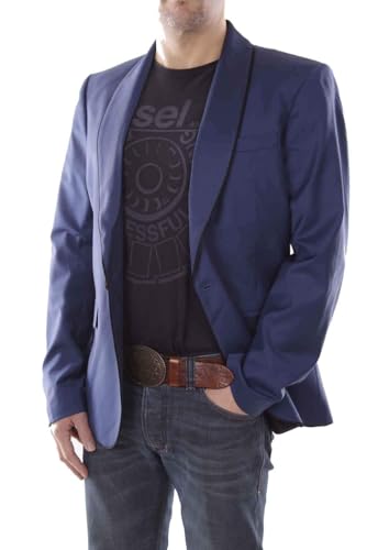 Diesel J-Batista Giacca Herren Jacke Blazer Sakko (50, Blau)