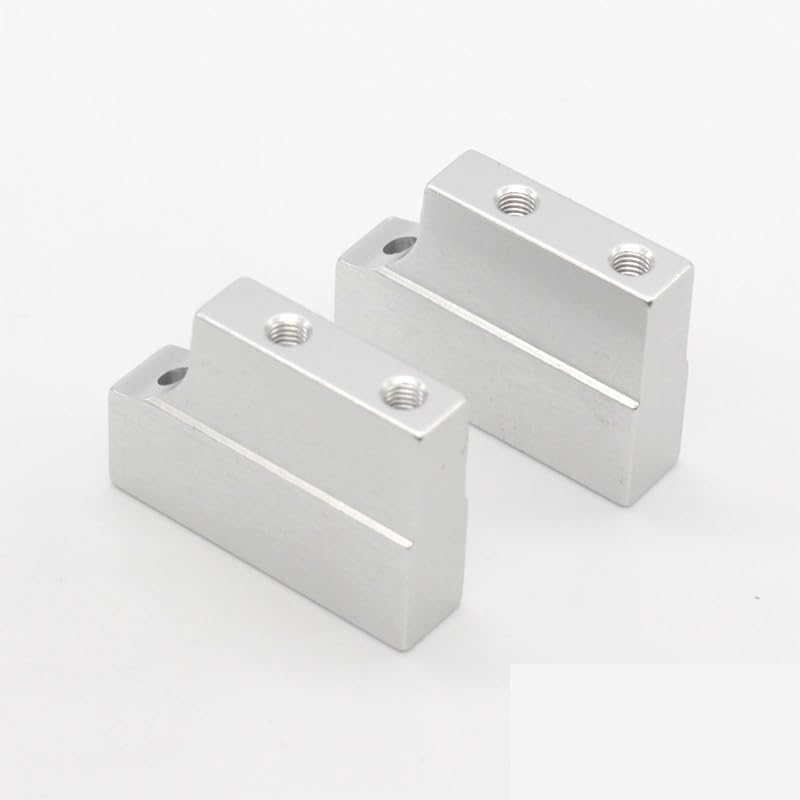 BrewJa 2pcs Compatible with HSP 102005 122005 Aluminum Engine Mount 02049 (02128) 1/10 Upgrade Parts for 94102 94122 94155 94166 94177 94108 94188 (Color : Silver)