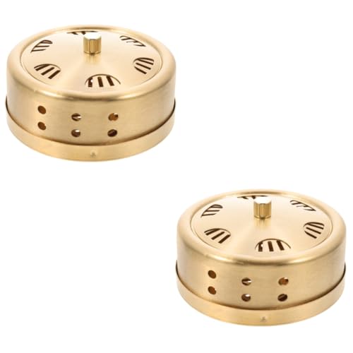2 unidades Caja para moxibustión sin humo, quemador regulable de varillas de moxa, accesorio de cobre para masaje y terapia en el hogar miniatura 7