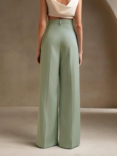 Image of KOTTY Womens Solid Stylish Loden Green Pant