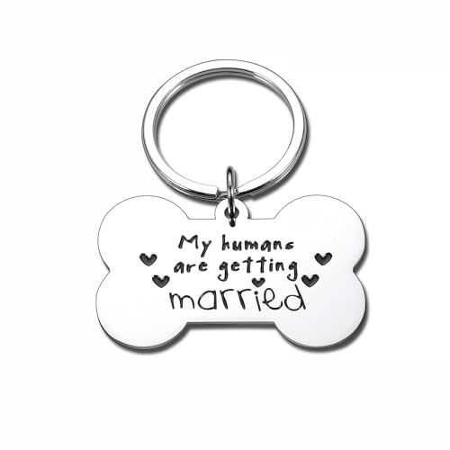 Delujouberst 'My Humans Getting Married' Hundemarke